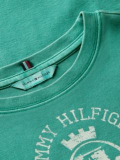Washed Crest Slim T-Shirt — Green 6