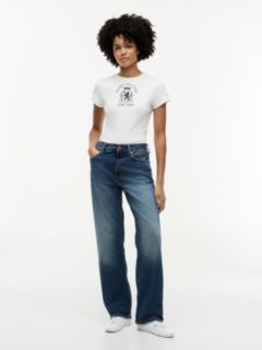 Washed Crest Slim T-Shirt — Grey 2