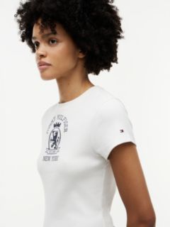 Washed Crest Slim T-Shirt — Grey 3
