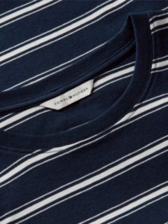 Stripe Slim Crew Neck Tank Top — Multi 6