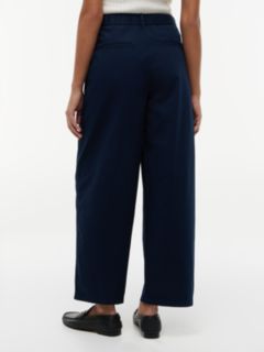 Washed Barrel Leg Chinos — Blue 4