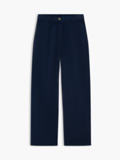 Washed Barrel Leg Chinos — Blue 5