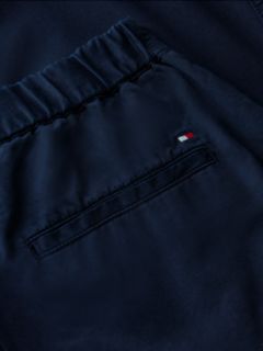 Washed Barrel Leg Chinos — Blue 6