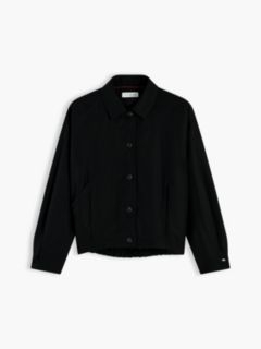 Bomber Jacket With Linen — Black 5