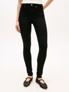 Como Mid Rise Skinny Black Jeans — Black 2