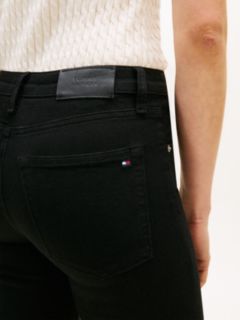 Como Mid Rise Skinny Black Jeans — Black 3