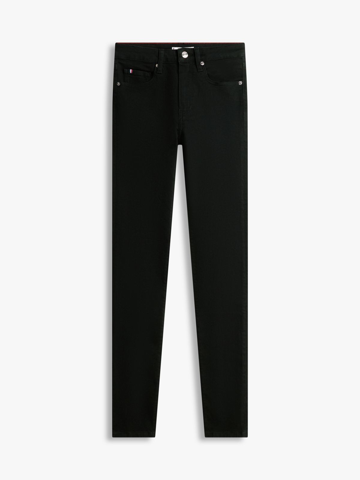 Como Mid Rise Skinny Black Jeans — Black