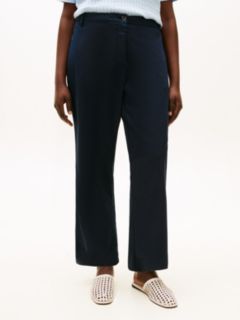 Curve Washed Slim Straight Leg Chinos — Blue 2