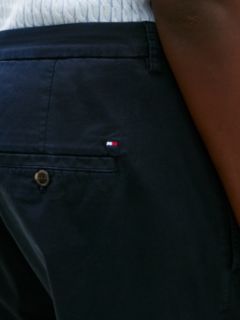 Curve Washed Slim Straight Leg Chinos — Blue 3