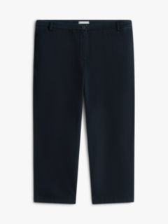 Curve Washed Slim Straight Leg Chinos — Blue 5