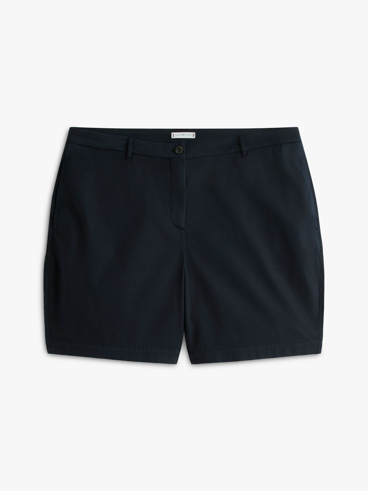 Curve Washed Slim Chino Shorts — Blue