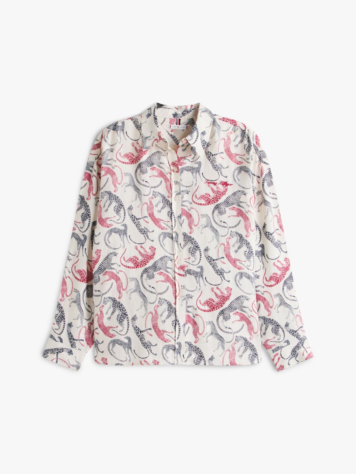 Curve Pure Linen Oversized Fit Shirt — Beige