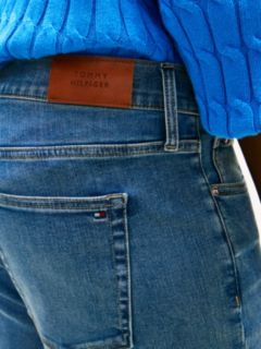 Curve High Rise Flared Leg Jeans — Blue 3