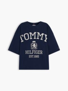 Crest Relaxed Oversized T-Shirt — Blue 5