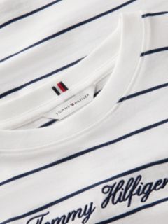 Logo Embroidery Relaxed Crew Neck T-Shirt — Multi 6