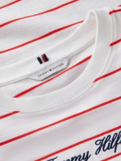 Logo Embroidery Relaxed Crew Neck T-Shirt — Multi 6
