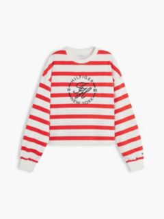 Logo Relaxed Crew Neck Sweatshirt — Multi 5
