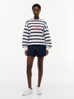 Logo Relaxed Crew Neck Sweatshirt — Multi 2