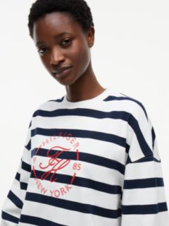 Logo Relaxed Crew Neck Sweatshirt — Multi 3