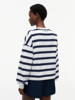 Logo Relaxed Crew Neck Sweatshirt — Multi 4