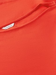 Twist Boat Neck Sleeveless Top — Red 6