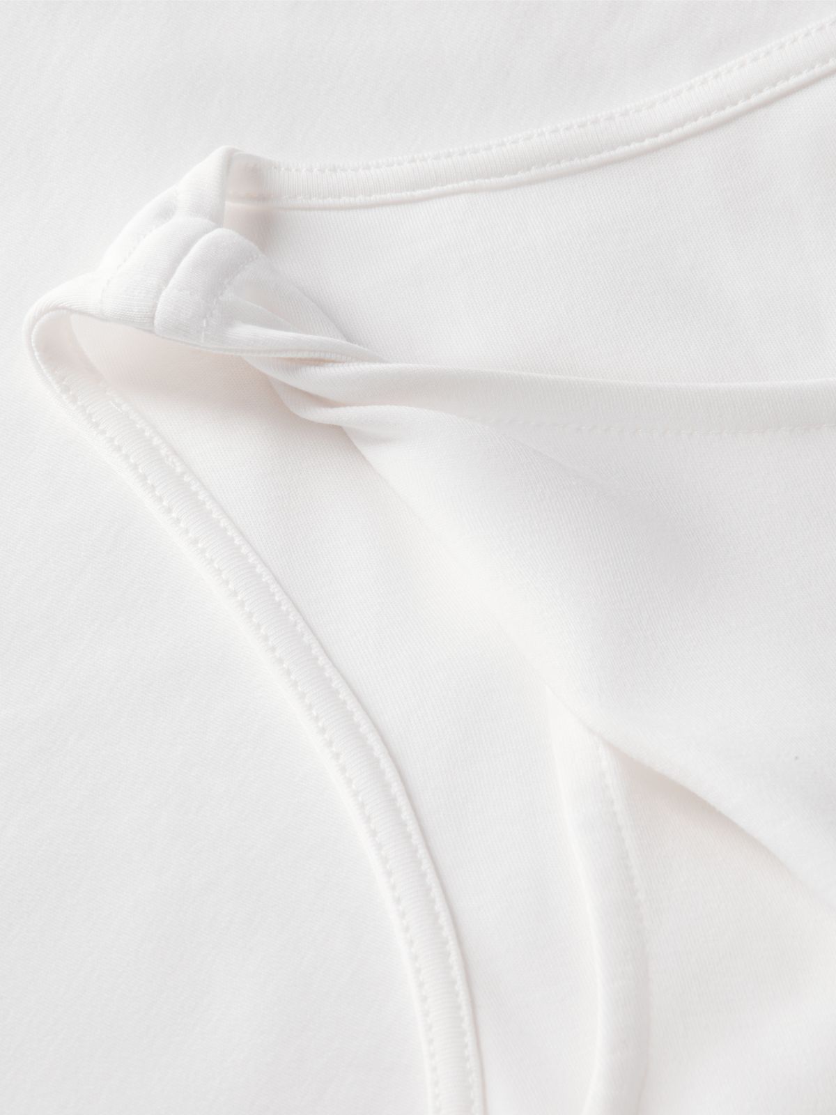Twist Boat Neck Sleeveless Top — White