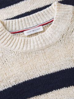 Stripe Relaxed Crew Neck Jumper — Multi 6
