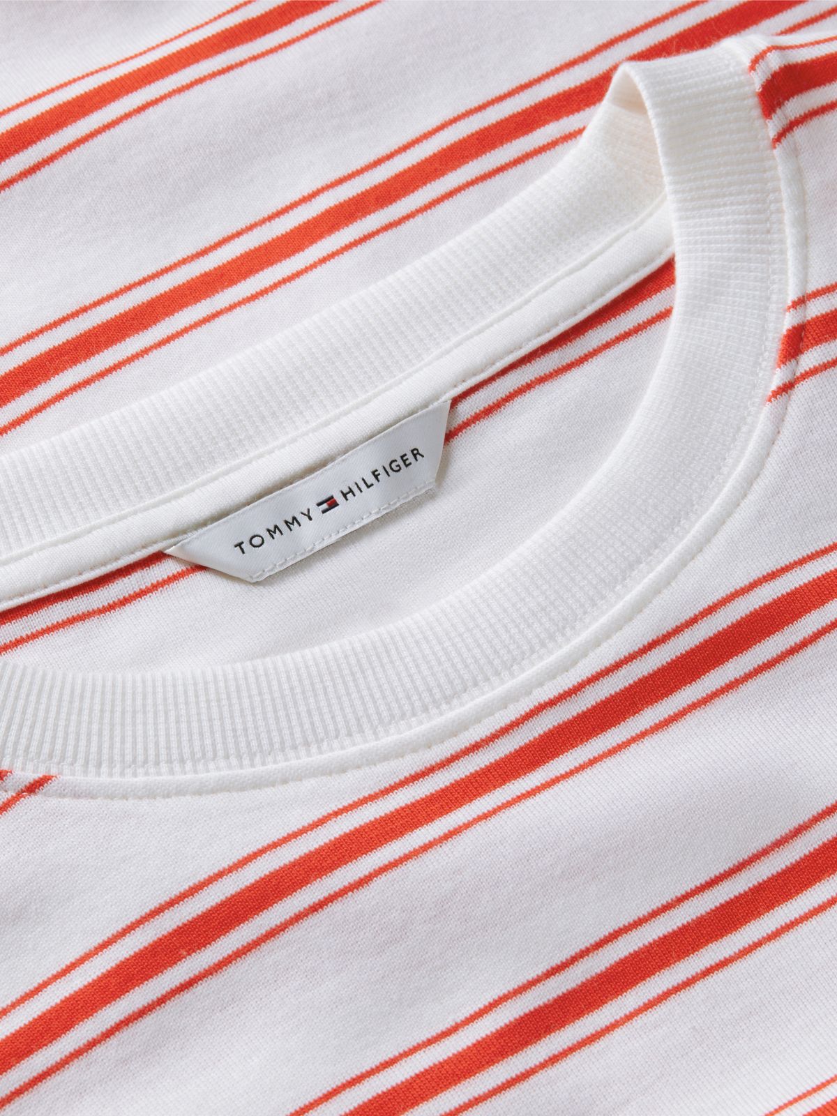Stripe Drawstring Hem Long Sleeve T-Shirt — Multi