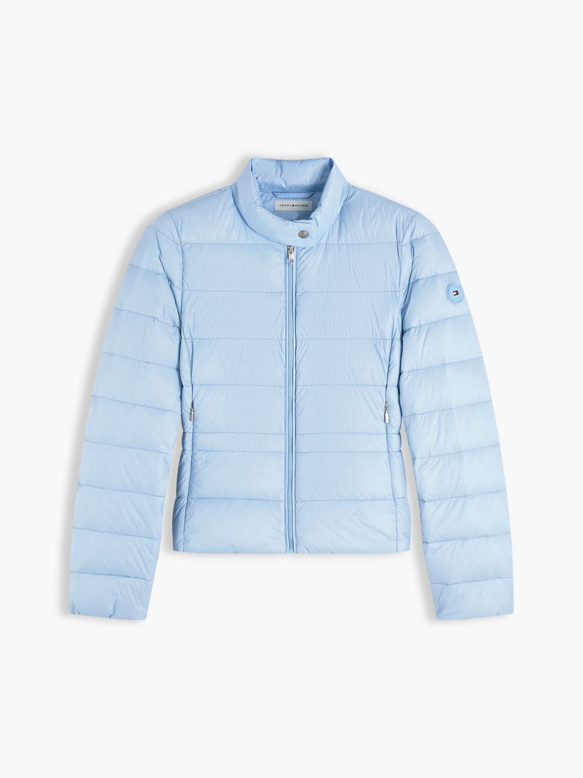 Slim Lightweight Packable Down Jacket — Blue