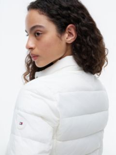 Slim Lightweight Packable Down Jacket — White 3