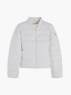Slim Lightweight Packable Down Jacket — White 6
