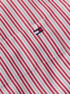 Oversized Fit Flag Embroidery Poplin Shirt — Multi 6