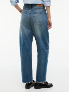 Quinn Mid Rise Barrel Faded Jeans — Denim 6