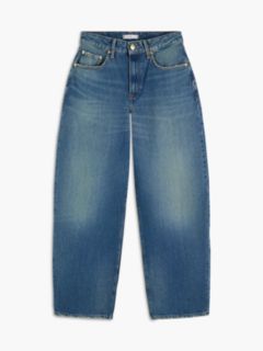 Quinn Mid Rise Barrel Faded Jeans — Denim 7