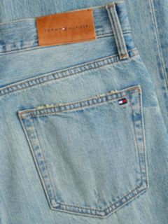 Sarah High Rise Straight Faded Jeans — Blue 8