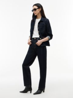 Jackie High Rise Tapered Ankle Jeans — Blue 3