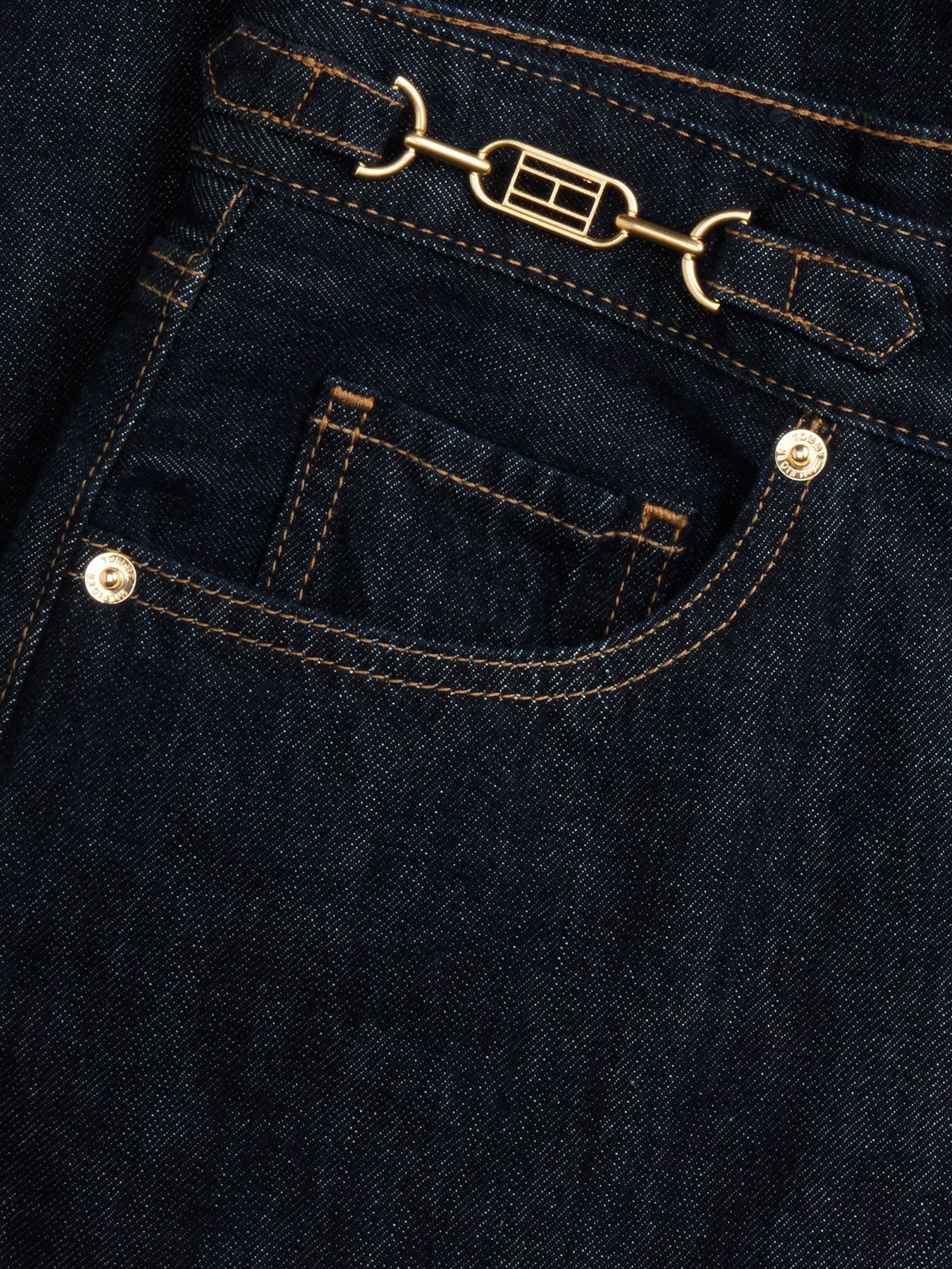 Jackie High Rise Tapered Ankle Jeans — Blue