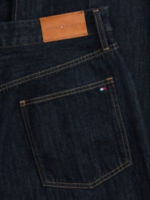 blue quinn mid rise barrel jeans for women tommy hilfiger