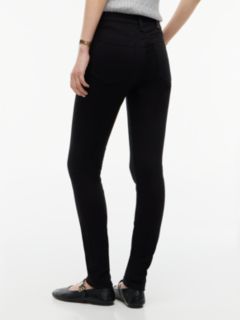 Como Mid Rise Skinny Black Jeans — Denim 6