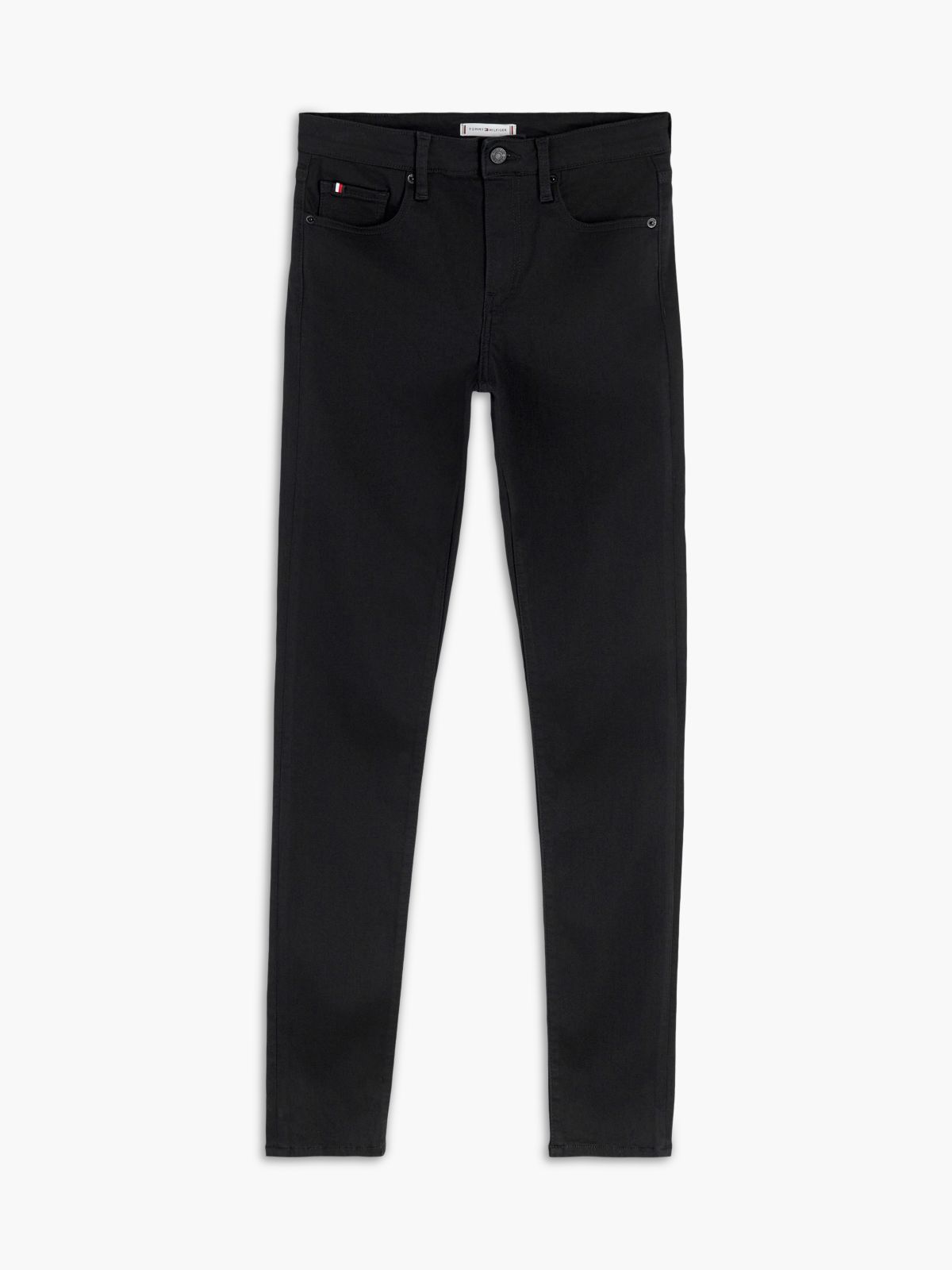 Como Mid Rise Skinny Black Jeans — Denim