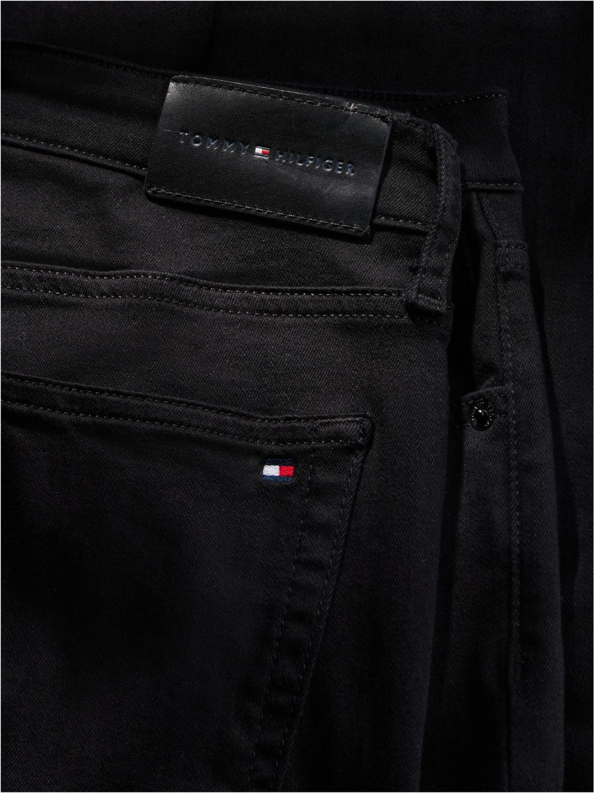 Como Mid Rise Skinny Black Jeans — Denim