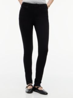 Como Mid Rise Skinny Black Jeans — Denim 1