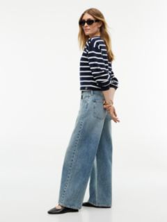 Nola Low Rise Straight Faded Jeans — Blue 3