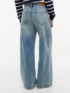 Nola Low Rise Straight Faded Jeans — Blue 6