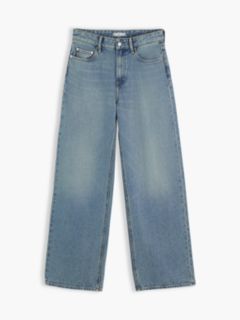 Nola Low Rise Straight Faded Jeans — Blue 7