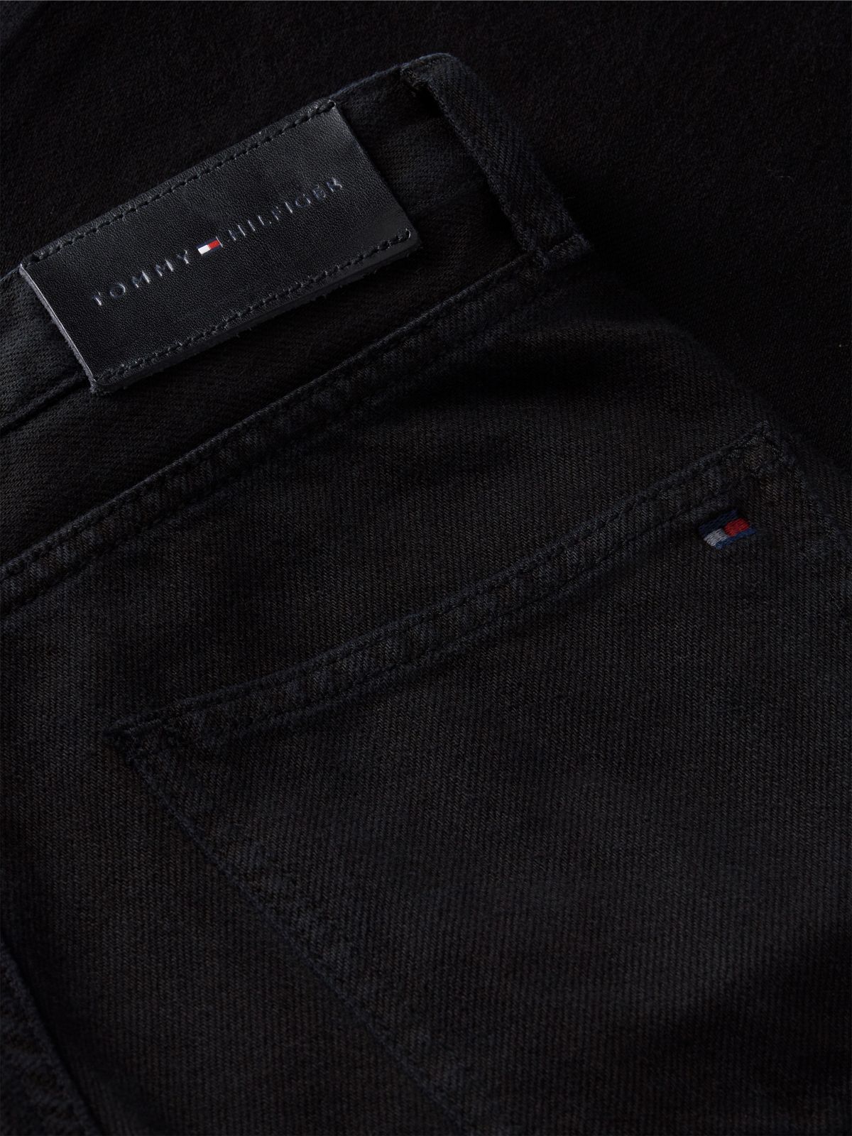 Jackie High Rise Tapered Black Ankle Jeans — Black