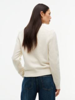 Flag Logo Embroidery Jumper With Cashmere — Yellow 4