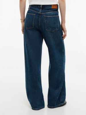 blue nola low rise straight whiskered jeans for women tommy hilfiger
