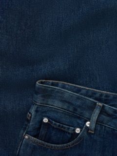 Nola Low Rise Straight Whiskered Jeans — Blue 8