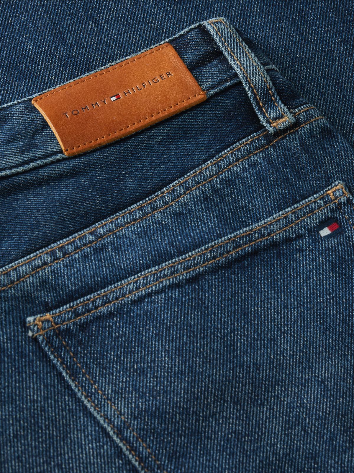 Nola Low Rise Straight Whiskered Jeans — Blue